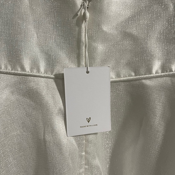 NWT Lulu's | Women’s Endless Amore White A-Line Gown with Pockets Size 10 - Picture 13 of 15